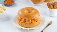 Masala Paneer Bagel Sandwich