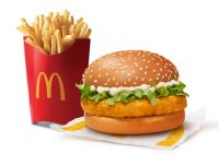 McChicken Burger + Fries (L)