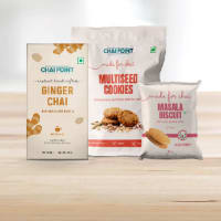 Ginger Instant Chai + Masala Biscuit + Multigrain Chai Biscuit