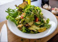 Veg Barbeque Basil Salad