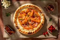 Chicago Deep Dish Peri Peri Chicken Pizza
