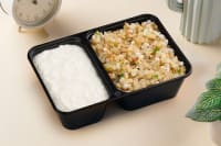 Sabudana Khichdi And Curd Meal