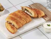 Mexican Chicken Stuffed Garlic Bread + Cheesy Dip [FREE]