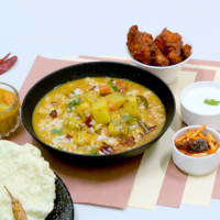Sambar Rice And Bangalore Kebab Bowl