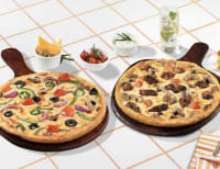 2 Regular Pizzas @ 169 Each [Eligible For Added Discounts]