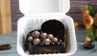 Chocolate Truffle Heart Cake Bento