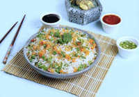 Coriander Garlic Fried Rice
