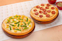 1 Veg & 1 Non-Veg Cheesy Pizza