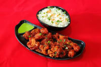 Gobi Manchurian With Veg Fried Rice