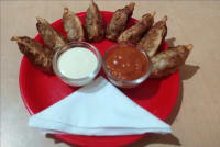 Veg Fried Momos [1 Plate, 8 Pieces]