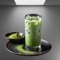 Matcha Latte With Boba