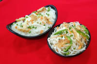 Egg Fried Rice With Egg Noodles