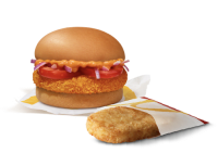 McAloo Tikki Burger + Hashbrown