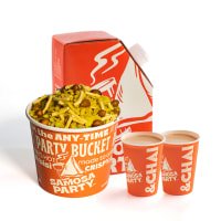 Khatta Meetha Poha And Ginger Chai Combo