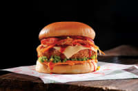 Korean Honey Sriracha Mushroom Burger