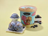 Blueberry Cheesecake Ice Cream [750 Ml Hand Scooped Family Pack]