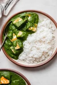 Palak Panner Rice Bowl Combo