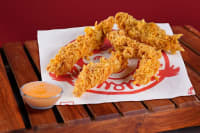 Crispy Chicken Tenders + Dip