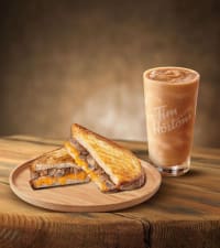 Cold Coffee (M) + Choice Of Cheese Melt Sandwich