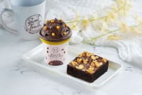 Belgian Chocolate Ice Cream + Walnut Brownie