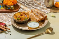 Kadai Chicken Paratha Meal