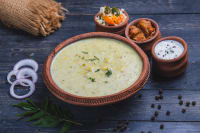 ButterMilk Rice Congee (Double Hydration) + Mini Curd Rice + Poriyal