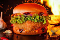 Korean Crispy Chicken Burger