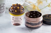 Chocolate Ice Cream + Death By Chocolate Cake Jar