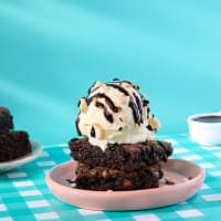 Fudge Brownie Sundae
