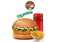 McVeggie Burger Protein Plus + Corn + Coke Zero