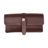 The Wallet Store Leather Eyewear Case for Men & Women Specs Cover - Brown