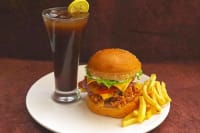 Crispy Chicken Burger & Fries