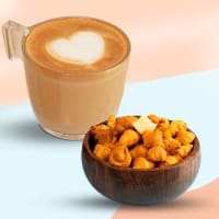 Cappuccino (R) + Mini Croissant (50gm)