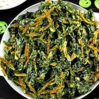 Crunchy spinach