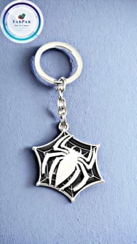 FABPAK Rotating Metal Spider Man Keychain
