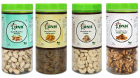 DRY FRUITS COMBO 1 KG  PACK  250G X 4 PC