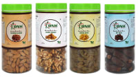 DRY FRUITS COMBO 600 GRAMS  PACK  150G X 4 PC