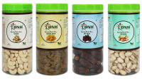 DRY FRUITS COMBO 600 GRAMS  PACK  150G X 4 PC