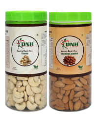 DRY FRUITS COMBO 1 KG PACK 500 X 2 PC         CASHEW | ALMONDS       - Improves Skin Health, Provides Essential Nutrients