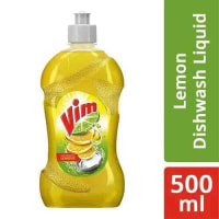 Vim Dishwash Liquid Gel Lemon