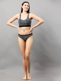 Women's Sports Bralette-M / Artic Outline