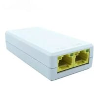POE Repeater 10/100Mbps – 1 to 2 Port POE Extender for IP Cameras, Networking Device Supporting 2 Cameras up to 100M, No External Power Required