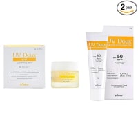 Brinton UV Doux Lip Lightening Balm 8 g & UV Doux Sunscreen gel SPF50 PA+++ 50g  (2 Items in the set)