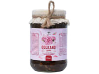 Natural Organic Gulkand Prepared Using Sun Cooked Damask Rose & Cardamon  - 600 Gram
