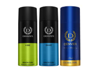 Denver Pack of 3 Deos (Vibe + Saxe + Pride) - 150ml Each