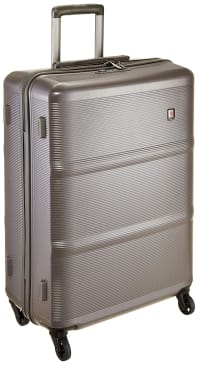 ECHOLAC Polycarbonate 15 inch 66 cms Grey Hardsided Check-in Luggage (PC094)
