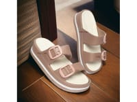 FEEL TIME Flip Flop Slider Slipper for Women - Pink - UK 5