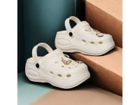 FEEL TIME 2000 Adjustable Strap Clogs for Women - White - UK 7