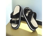 FEEL TIME Flip Flop Slider Slipper for Women - Black - UK 6