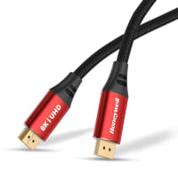 Honeywell Display Port To Display Port 2.0 Cable, 8K@60Hz UHD Resolution, 2 Mtr, Male to Male, Compatible with TV, Laptop, Projector, Monitor etc- Black